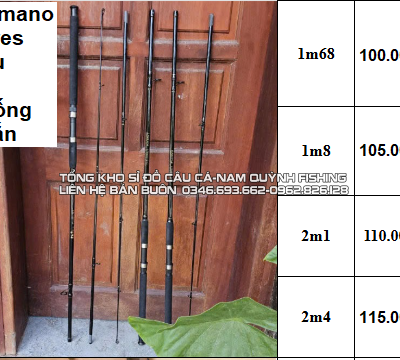 Cần câu Shimano ceres đầu bu chống xoắn 1m68