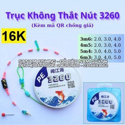 Trục không thắt nút 3260