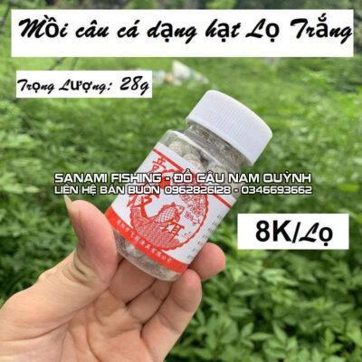 Mồi câu cá dạng hạt lọ trắng