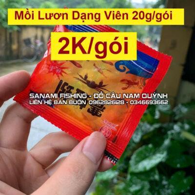 Mồi lươn dạng viên 20g/gói