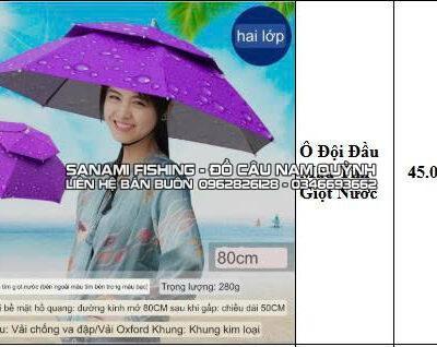 Ô đội đầu màu tím giọt nước