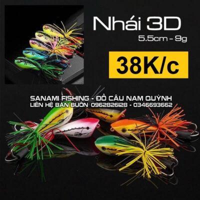 Nhái 3D 3.5cm