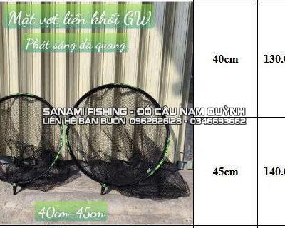 Mặt vợt liền khối GW phát sáng dạ quang-40cm