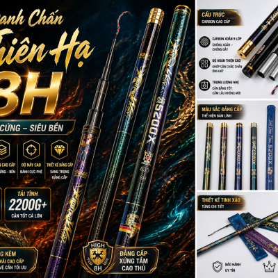 Cần Câu Tay Danh Chấn Thiên Hạ 8h