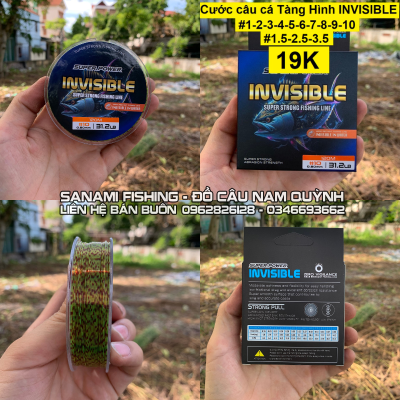 Cước Câu Cá Tàng Hình Invisible DCR9