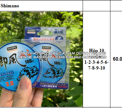 Cước Câu Cá Shimano Rẻ