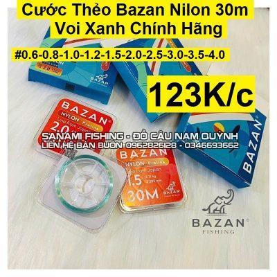 Cước Thẻo Bazan Nilon Voi Xanh Chính Hãng 30m - LA