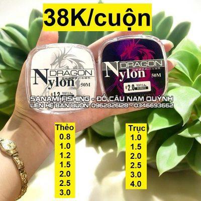 Cước Trục, Cước Thẻo NYLON DRAGON 50m - LA