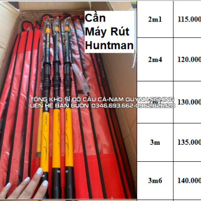Cần Câu Máy Rút Huntman Quốc Dân 2m1 - LA