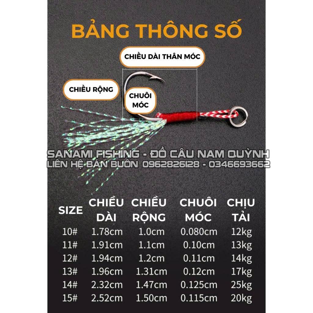 Vỉ 5 Lưỡi Câu Cá Săn Hàng Có Ngạnh Lông Vũ Abu Garcia-LC51 Vỉ 5 Lưỡi Câu Cá Săn Hàng Có Ngạnh Lông Vũ Abu Garcia-LC51