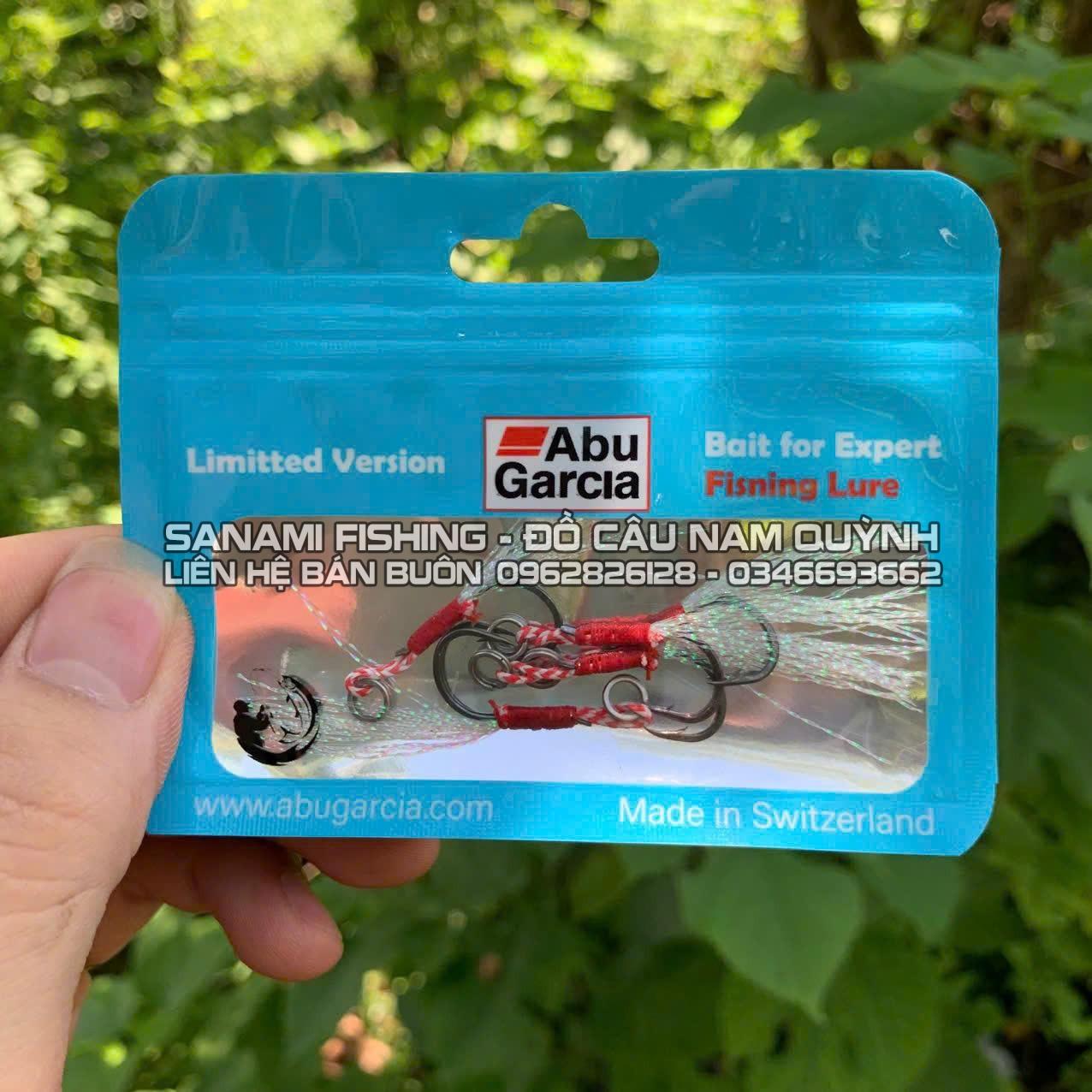 Vỉ 5 Lưỡi Câu Cá Săn Hàng Có Ngạnh Lông Vũ Abu Garcia-LC51 Vỉ 5 Lưỡi Câu Cá Săn Hàng Có Ngạnh Lông Vũ Abu Garcia-LC51