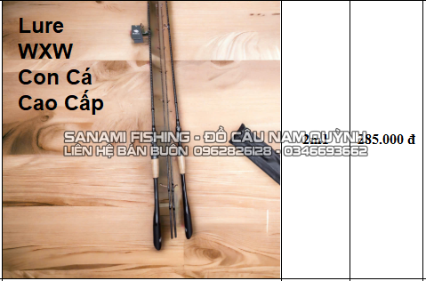 Lure WXW Con Cá Cao Cấp - LA Lure WXW Con Cá Cao Cấp - LA