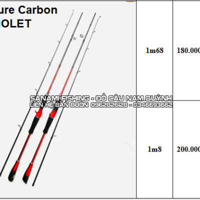 Lure Carbon VIOLET 1m68 - LA