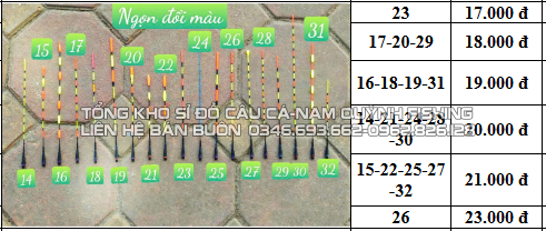 Tăm phao đổi màu, không đổi màu-LA Tăm phao đổi màu, không đổi màu-LA