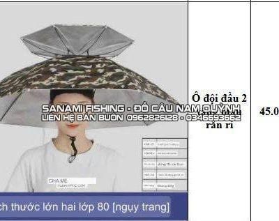 Ô Đội Đầu Giọt Nước Màu Tím