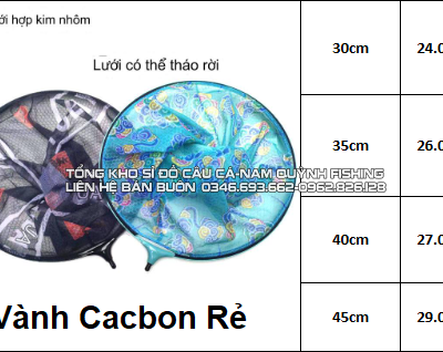 Vành carbon - Mặt vợt carbon rẻ