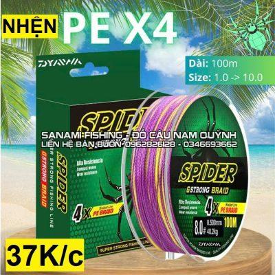 Dù Nhện X4 7 Màu  100m - LA