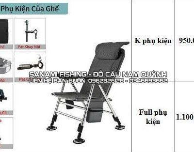 Ghế Săn Hàng Dệt Kim Cao Cấp 3D  Phong Cách Câu Đài