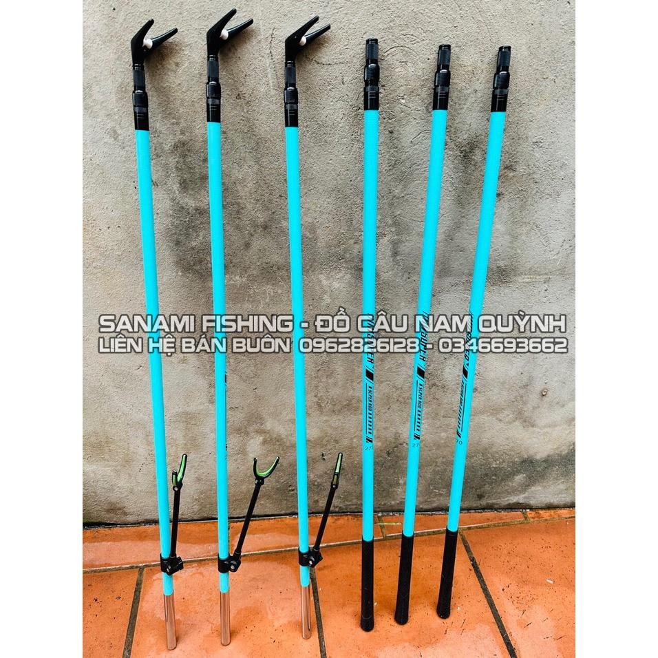 Chống Cần Carbon Super Xanh - PK60 Chống Cần Carbon Super Xanh - PK60