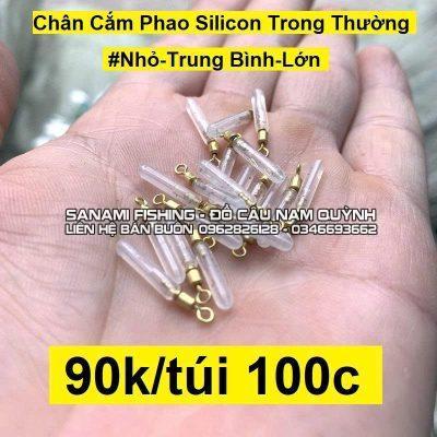 Túi 100 Chân Cắm Phao Silicon Trong Bản Thường-Chống Xước-Tự Đứng - PK33