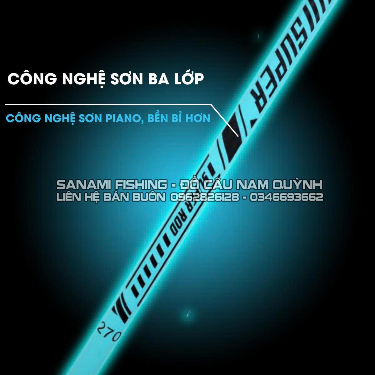 Chống Cần Carbon Super Xanh - PK60 Chống Cần Carbon Super Xanh - PK60