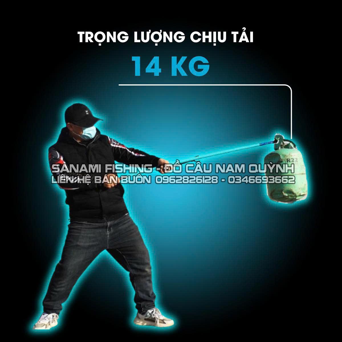 Chống Cần Carbon Super Xanh - PK60 Chống Cần Carbon Super Xanh - PK60