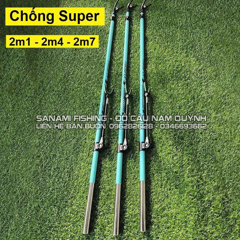 Chống Cần Carbon Super Xanh - PK60 Chống Cần Carbon Super Xanh - PK60
