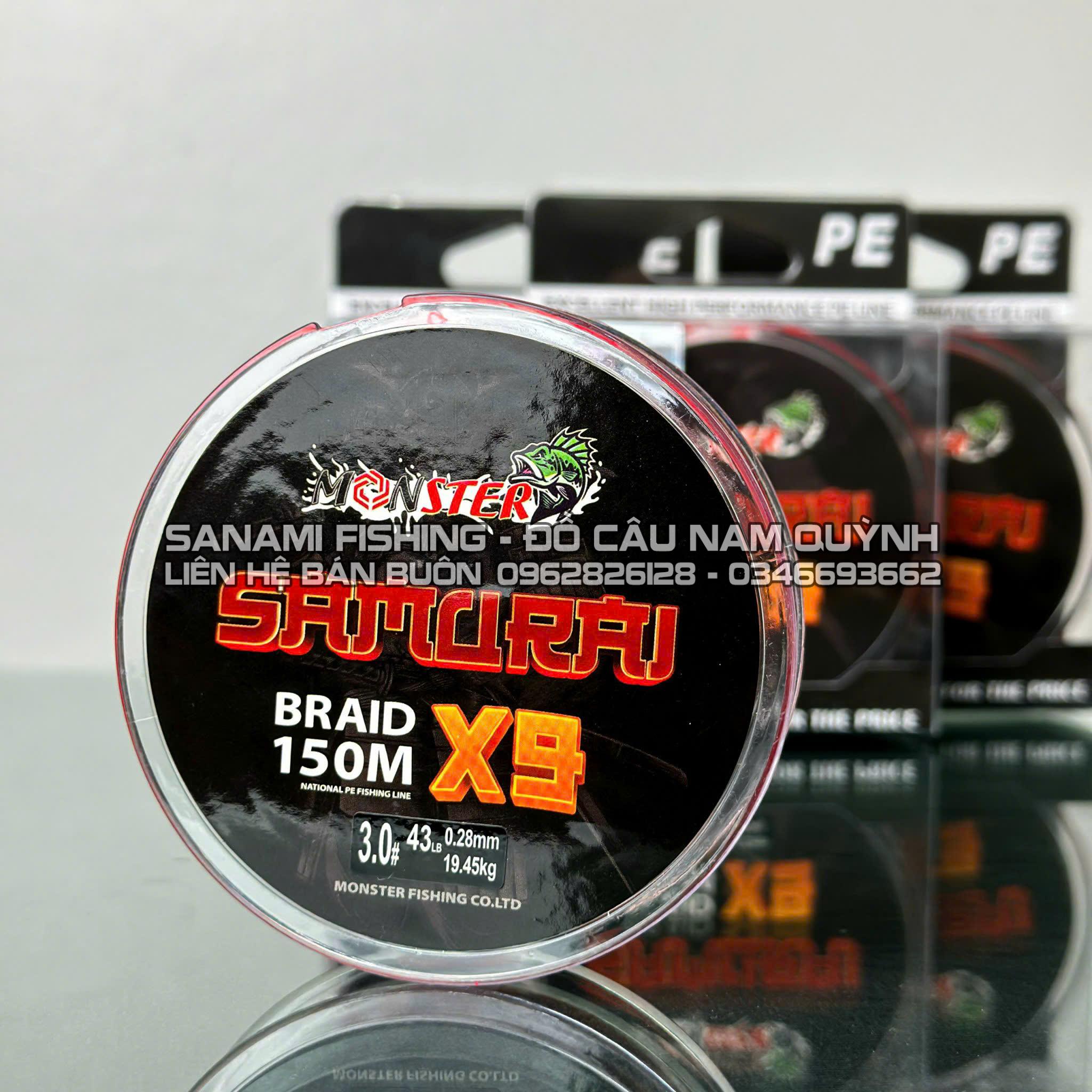 Dù X9 Monster SAMURAI 150m - LA Dù X9 Monster SAMURAI 150m - LA