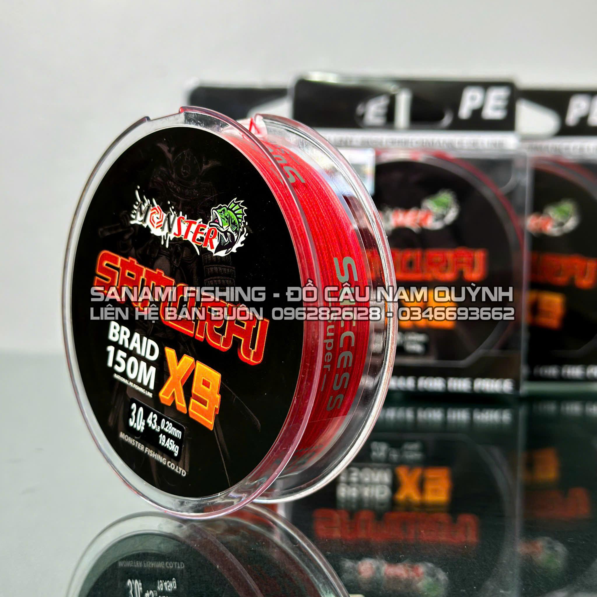 Dù X9 Monster SAMURAI 150m - LA Dù X9 Monster SAMURAI 150m - LA
