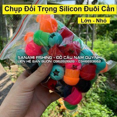 Gói 50 Chụp Đối Trọng Silicon Đuôi Cần-PK42