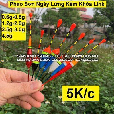 Phao Sơn Ngày Lửng Kèm Khóa Link Bobber-PCC11