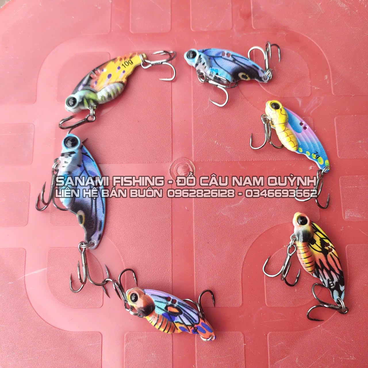 Mồi giả câu lure, cá sắt 3D bướm chuyên câu cá lóc, cá chày, măng, chẽm-LA Mồi giả câu lure, cá sắt 3D bướm chuyên câu cá lóc, cá chày, măng, chẽm-LA