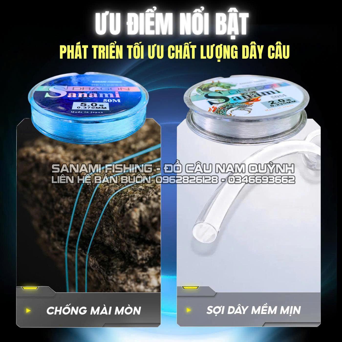 Cước Trục, Cước Thẻo DRAGON Chính Hãng Nhật Bản Cao Cấp 50m-DC13 Cước Trục, Cước Thẻo DRAGON Chính Hãng Nhật Bản Cao Cấp 50m-DC13