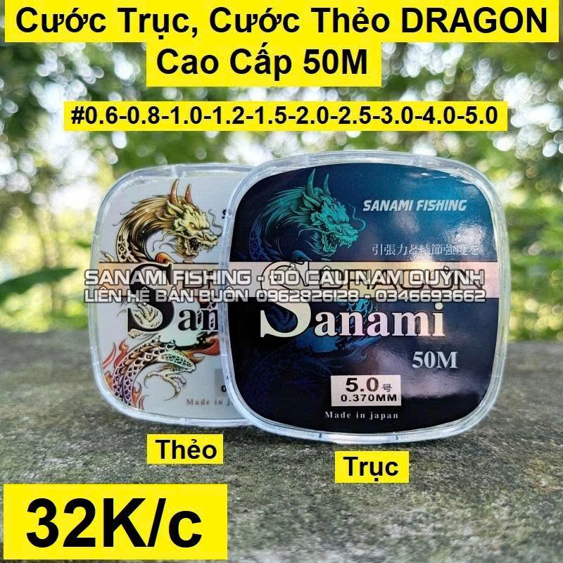 Cước Trục, Cước Thẻo DRAGON Chính Hãng Nhật Bản Cao Cấp 50m-DC13 Cước Trục, Cước Thẻo DRAGON Chính Hãng Nhật Bản Cao Cấp 50m-DC13