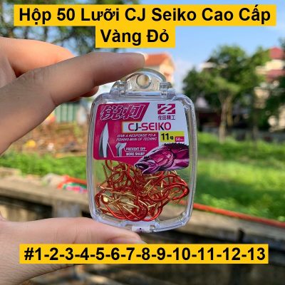 Hộp 50 Lưỡi CJ Seiko Cao Cấp Vàng Đỏ