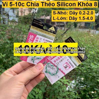 Vỉ 5c Chia Thẻo Silicon khóa 8