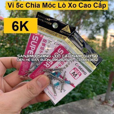 Vỉ 5c Chia Móc Lò Xo Cao Cấp - PK02
