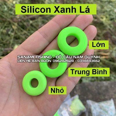 Nhẫn Cần Câu Câu Tay Silicon Xanh Lá-NhanPK35