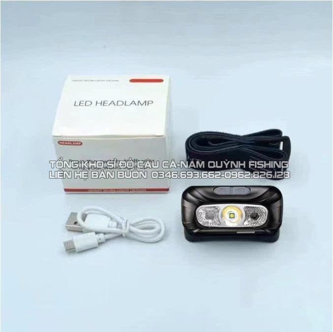 Đèn Đội Đầu Cảm Ứng Bằng Tay 1 Bóng LED Chống Thấm Nước IPX6 Đèn Đội Đầu Cảm Ứng Bằng Tay 1 Bóng LED Chống Thấm Nước IPX6