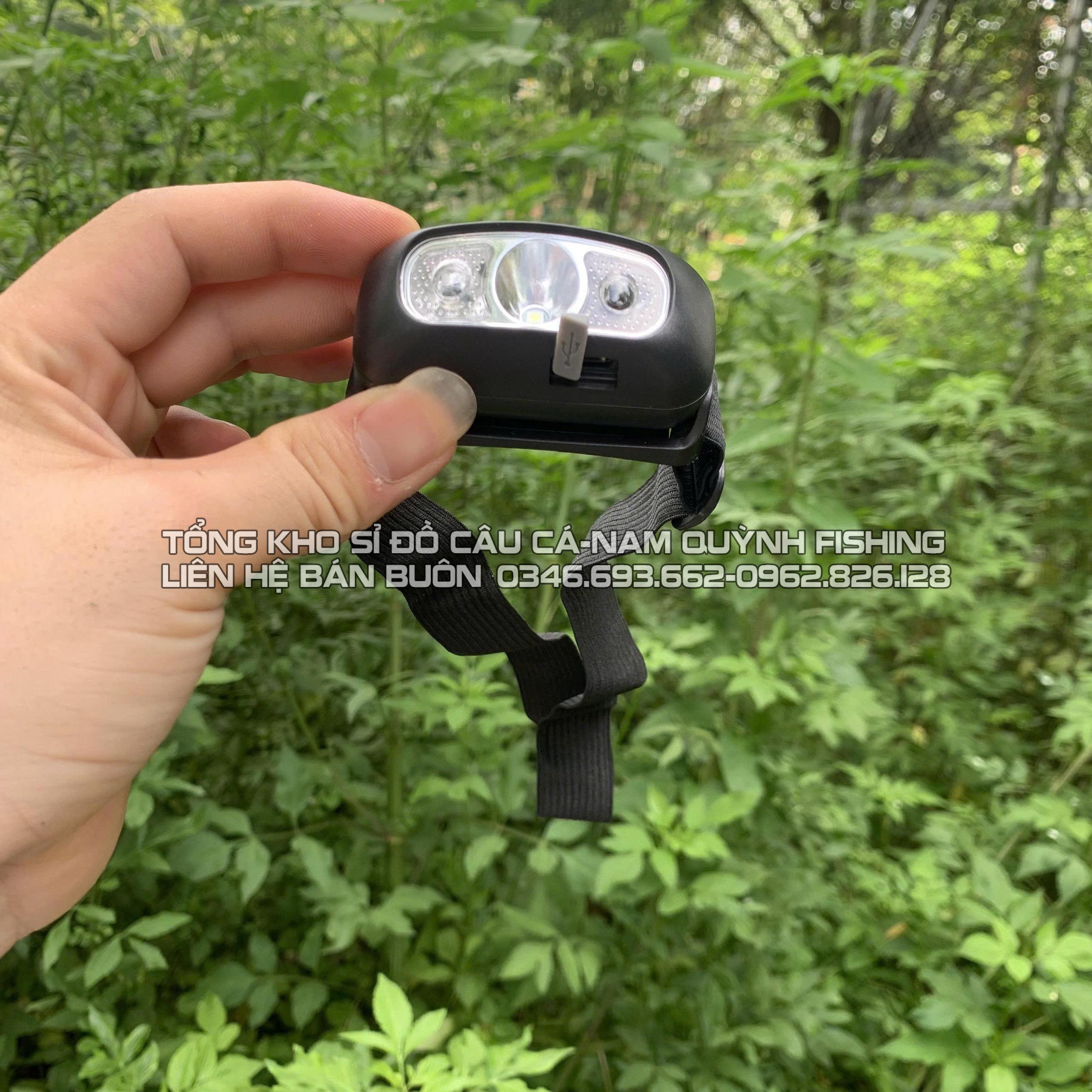 Đèn Đội Đầu Cảm Ứng Bằng Tay 1 Bóng LED Chống Thấm Nước IPX6 Đèn Đội Đầu Cảm Ứng Bằng Tay 1 Bóng LED Chống Thấm Nước IPX6