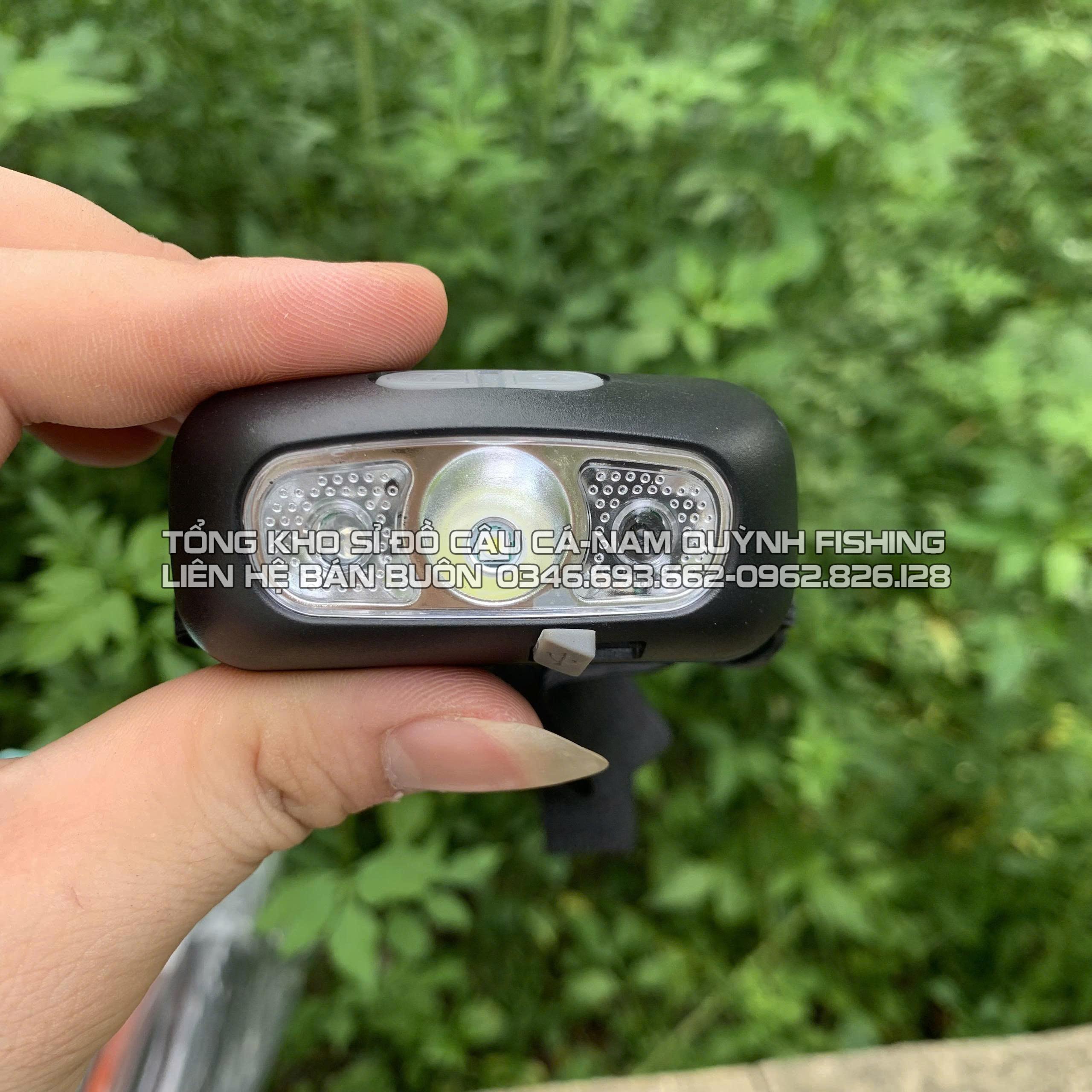 Đèn Đội Đầu Cảm Ứng Bằng Tay 1 Bóng LED Chống Thấm Nước IPX6 Đèn Đội Đầu Cảm Ứng Bằng Tay 1 Bóng LED Chống Thấm Nước IPX6
