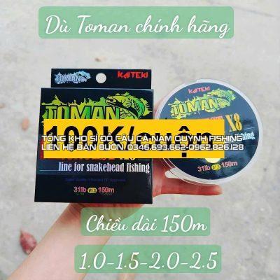 Toman Chính Hãng 150m Bao 1 Đổi 1 Nếu Phát Hiện Hàng Giả