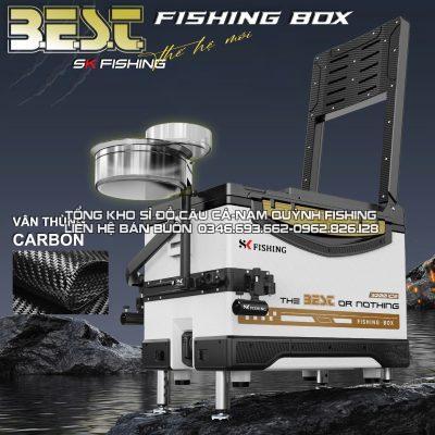Thùng câu đài BEST - SK FISHING  bộ phụ kiện thế hệ mới