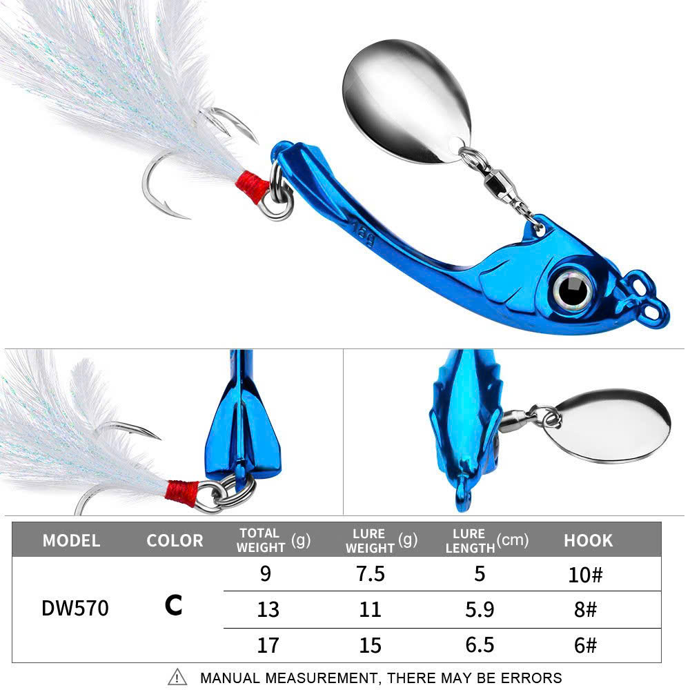 Mồi Câu Cá Giả Spinner Bằng Hợp Kim Kẽm Kiểu Rung Động Cơ Xoay Được 9g-mn Mồi Câu Cá Giả Spinner Bằng Hợp Kim Kẽm Kiểu Rung Động Cơ Xoay Được 9g-mn