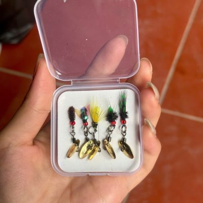 Bộ móc mồi ruồi Spinner bar xoay (ST)