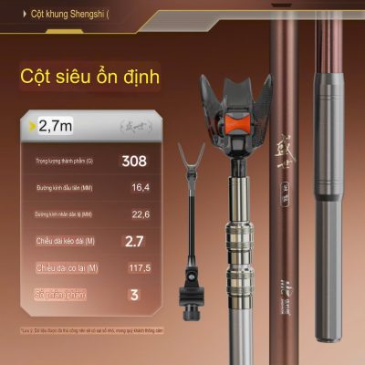 Gác cần và Vợt Bách Xuyên chính hãng MC jiadiaoni-hto