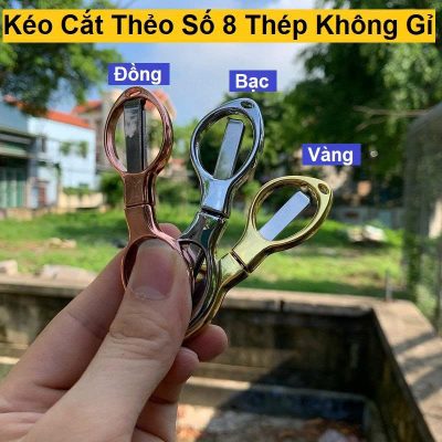 Kéo Cắt Thẻo, Dây Câu Cá Hình Số 8