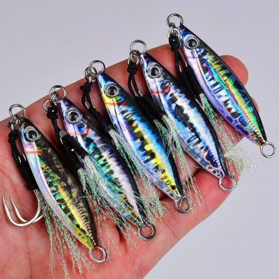 Mồi Lure cá kim loại phun sơn 3D Proberos